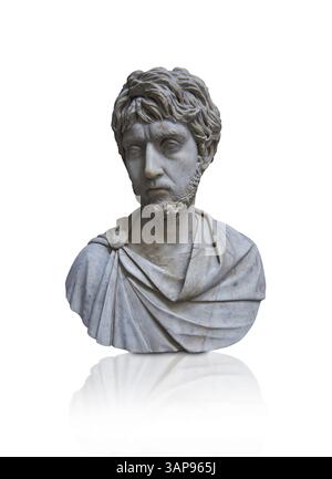 Roman male portrait bust from around 270 AD.  Vatican Museums inv no 2259. Stock Photo