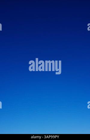 Background sky gradient from light blue to dark blue Stock Photo