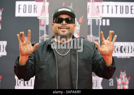 April 15, 2025, Los Angeles, California, USA: Ice Cube at a ceremony ...