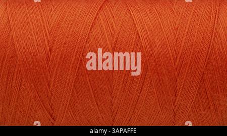 pattern of thread on a spool, winding texture Stock Photo