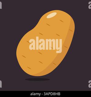 Potatoes vector illustration isolated background Stock Vector