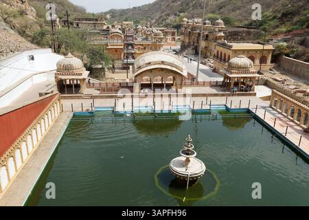 Zanana Kund, Galta Ji temple, Jaipur, Rajasthan, India, Asia Stock Photo
