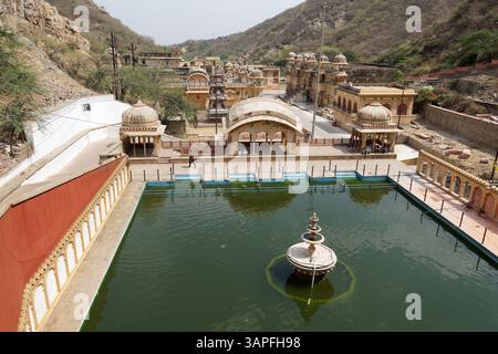 Zanana Kund, Galta Ji temple, Jaipur, Rajasthan, India, Asia Stock Photo