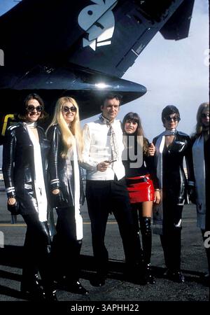 Jan. 1, 2011 - HUGH HEFNER AND BUNNY OF THE YEAR 1972, RUTHY ROSS AT