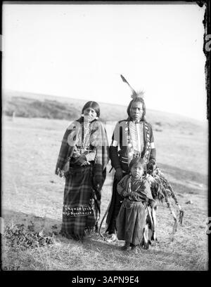 Cayuse Photograph of Cayuse Indians in traditional 'war dress' on horseback ...