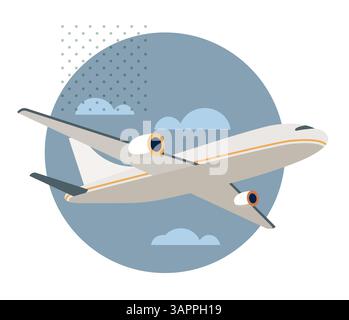 Air Travel and Cargo - Stock Illustration  as EPS 10 File Stock Vector