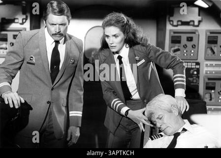 JULIE HAGERTY, CHAD EVERETT, AIRPLANE II: THE SEQUEL, 1982 Stock Photo
