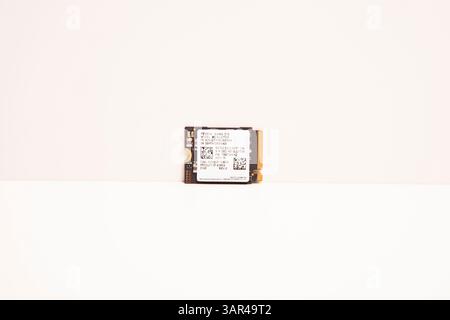 Samsung MZ-9LQ1T0B- 1TB PCIe NVMe M.2 2230 Gen4x4 Solid State SSD Stock Photo