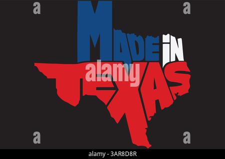 Made in Texas Stock Vector