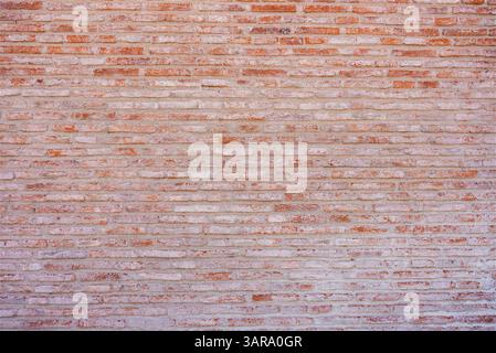 Orange color brick wall background. High quality photo Stock Photo
