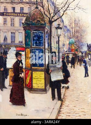 Jean béraud paris kiosk hi-res stock photography and images - Alamy