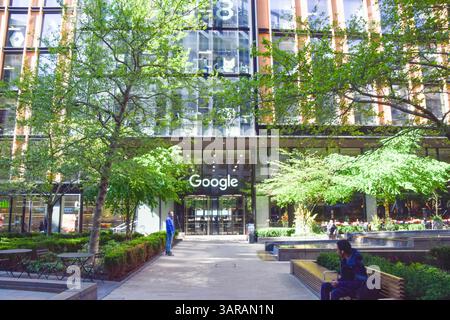 London, UK. 17th Apr, 2025. General view of the Google headquarters in King's Cross as the tech giant faces a 5 billion pound lawsuit in the UK for allegedly abusing its online search dominance. Credit: SOPA Images Limited/Alamy Live News Stock Photo