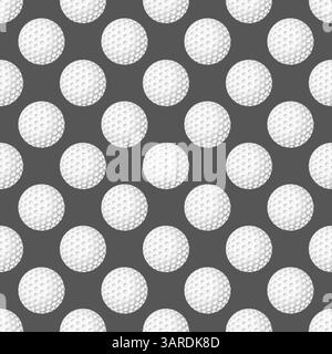 Vector seamless texture with balls on a grey background Stock Vector