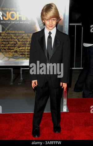 BRAEDEN REED DEAR JOHN WORLD PREMIERE HOLLYWOOD LOS ANGELES CA USA 01 ...