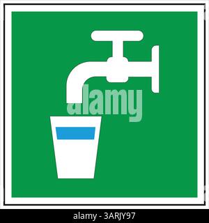 emergency; exit; fire; escape; route; safety; evacuation; sign; green; white; arrow; down; downward; direction; guidance; building; drill; preparednes Stock Vector