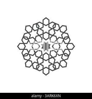 Seamless geometric pattern in authentic Arabian style. Islamic Geometric Design Patterns. Stock Vector