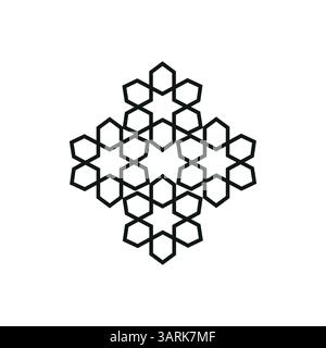 Seamless geometric pattern in authentic Arabian style. Islamic Geometric Design Patterns. Stock Vector