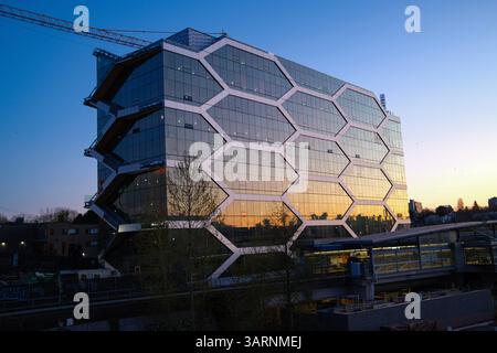 New construction at VCC-Clark SkyTrain Station at Clark Drive & Great Northern Way in Vancouver, BC. Stock Photo