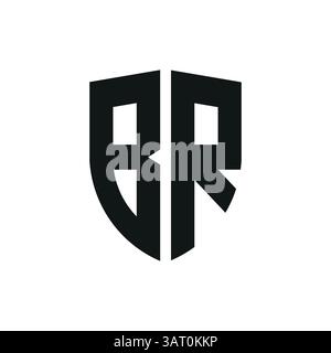 Letter br or rb logo template Stock Vector