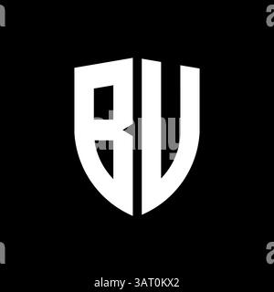 Letter bu or ub logo template Stock Vector