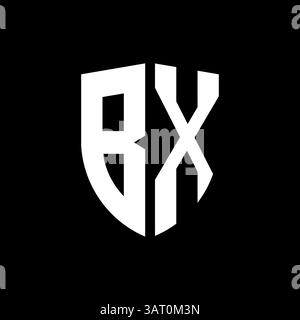 Letter bx or xb logo template Stock Vector