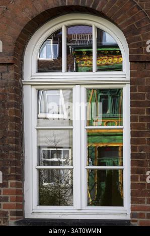 Reflection in the window Stock Photo