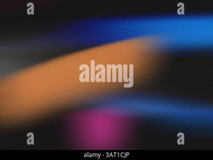 An abstract composition features a gradient of warm and cool - orange, pink, blue colors blended together, creating vibrant dynamic visual experience. Stock Photo