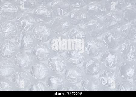 Close up of air bubble wrap packing material Stock Photo