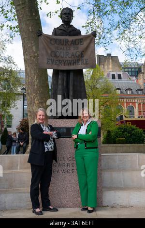 London, United Kingdom. 16th April 2026. Sydnie Christmas and Max Rizzo ...