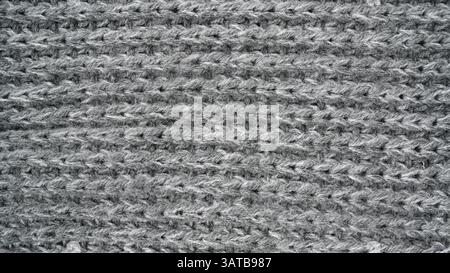 Coarse knitted clothing made of wool. Stock Photo