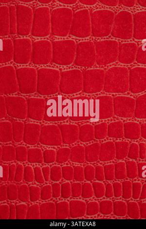 red crocodile leather book cover Stock Photo