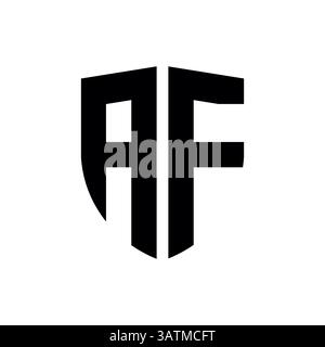 Letter af or fa logo template Stock Vector