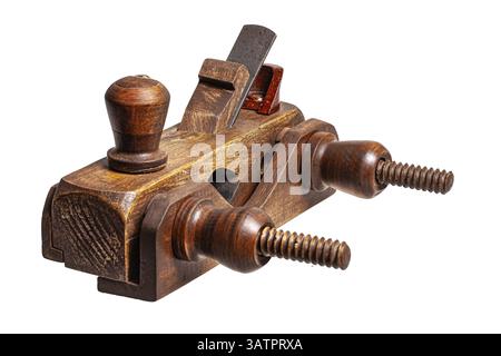 Old plane on an isolated studio background Stock Photo