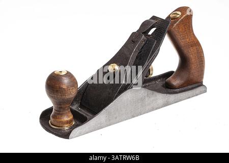 Old plane on an isolated studio background Stock Photo