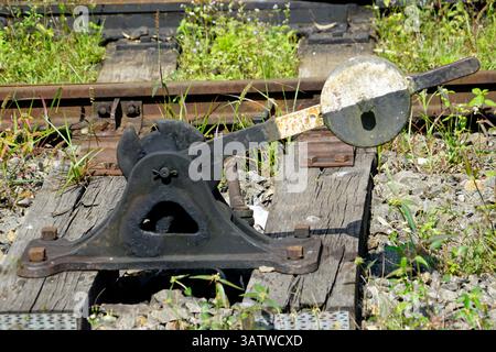 old train station in sri lanka Stock Photo