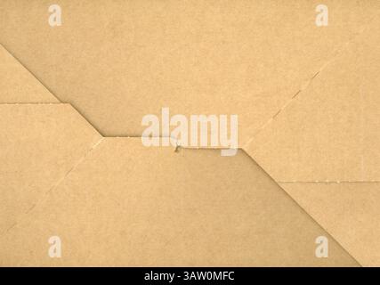 brown cardboard texture useful as a background Stock Photo