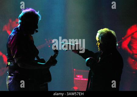 GRAHAM RUSSELL,left,and RUSSELL HITCHCOCK, of Air Supply performs Friday, May 27, 2016 at the Orleans Resort in Las Vegas, NV. The Australian soft rock band was formed in 1976. (Credit Image: © Barry Sweet via ZUMA Wire) Stock Photo