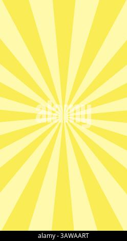 Spring Vibes, Vertical Sunbeam Banner for Smart Phone Background Stock Vector