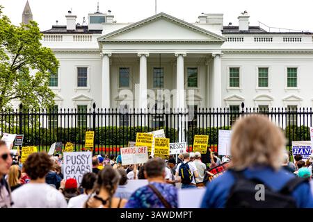 A protest art representing President Donald Trump and Jeffrey Epstein