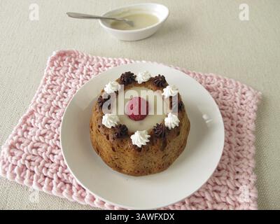 Small birthday cake Stock Photo