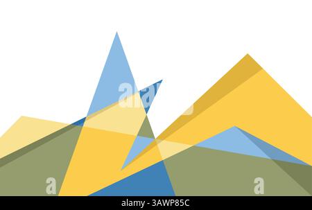 Abstract Mountain Modern Design Background Stock Vector