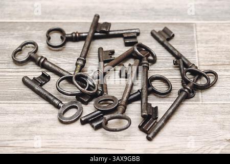 Old keys Stock Photo