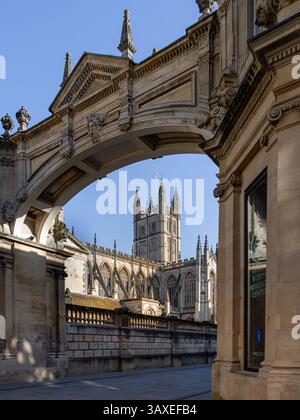 Bath Abbey, City of Bath, Somerset, England, UK Stock Photo