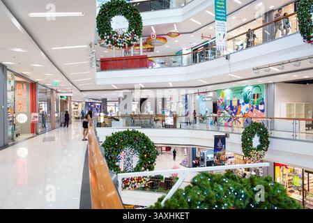 Bangkok, Thailand - January 4, 2020 : Unidentified department store or shopping mall is a popular destination for walks and relaxing family in holiday Stock Photo