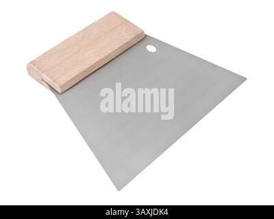 Spattle Scraper Putty Knife isolated on white background Stock Photo