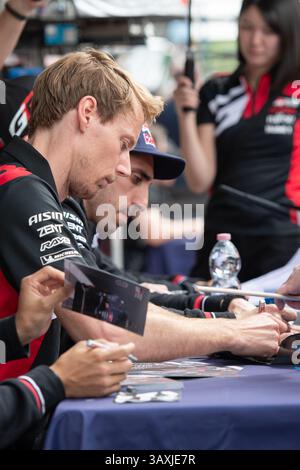 Brandon HARTLEY (NZL) of TOYOTA GAZOO RACING #8 in the grid during FIA ...