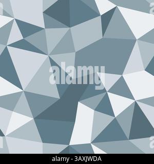 Background with triangles pattern. Medium triangles size. Repeatable pattern. Slate Blue color palette. Classy vector tiles. Stock Vector