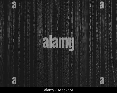 An Abstract Black Texture Design Featuring Vertical Lines Ideal for Creative Media Projects Stock Photo