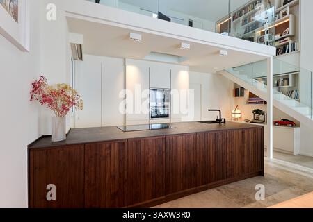 kitchen, interior design, Donostia, San Sebastian, Gipuzkoa, Basque Country, Spain Stock Photo