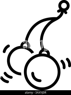 Icon for clack, clackers ball Stock Vector Image & Art - Alamy